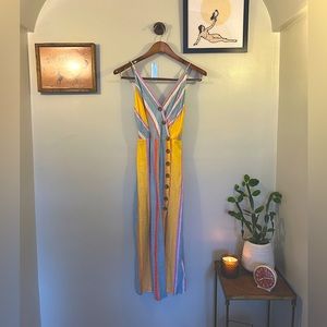 UO Colorful Linen Dress, S